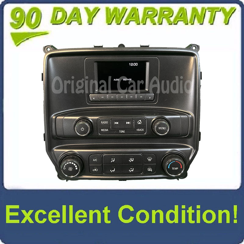 2014 - 2017 Chevrolet GMC Silverado Sierra OEM Radio Control Panel Display Screen