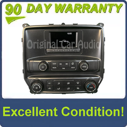 2014 - 2017 Chevrolet GMC Silverado Sierra OEM Radio Control Panel Display Screen