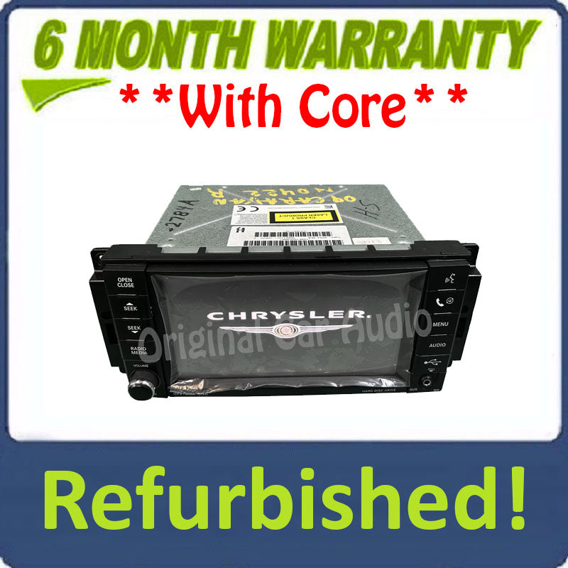 Refurbished 2007 - 2013 Chrysler Jeep Dodge OEM MyGig AM FM Radio CD DVD MP3 Player REN