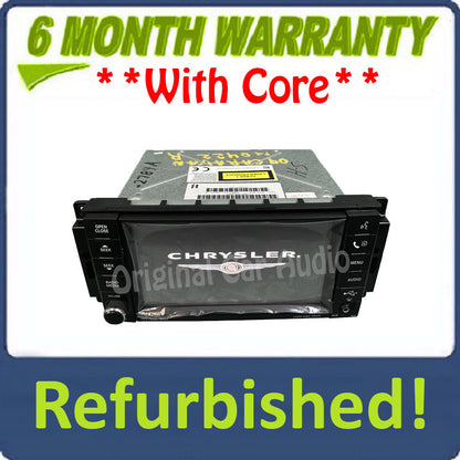 Refurbished 2007 - 2013 Chrysler Jeep Dodge OEM MyGig AM FM Radio CD DVD MP3 Player REN