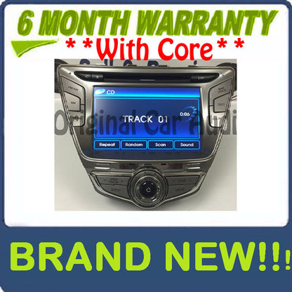 NEW 2011 2012 HYUNDAI Elantra Factory (OEM) Navigation XM Radio MP3 and CD Player