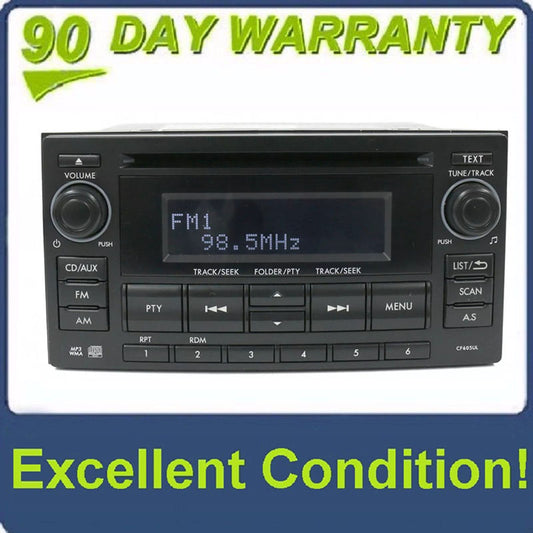 2014 - 2015 SUBARU Forester OEM AM FM MP3 CD Player Receiver CF605UM
