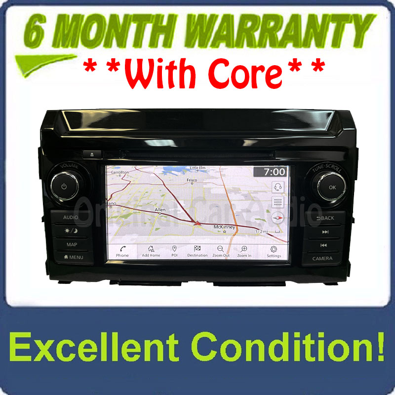 2019 - 2020 Nissan Titan XD OEM AM FM CD Navigation Audio Radio Receiver