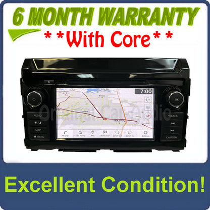 2019 - 2020 Nissan Titan XD OEM AM FM CD Navigation Audio Radio Receiver