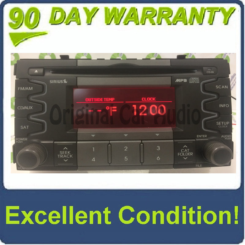 2010 2011 Kia Soul OEM AM FM Radio CD Player w/ out Amplifier