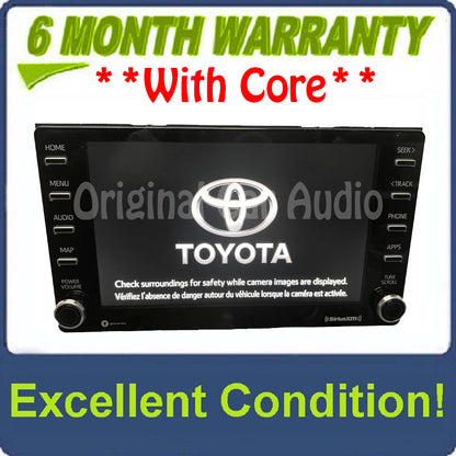 2020 - 2023 Toyota Corolla OEM Gracenote Navigation Bluetooth Multi Media Touch Screen XM Radio Receiver