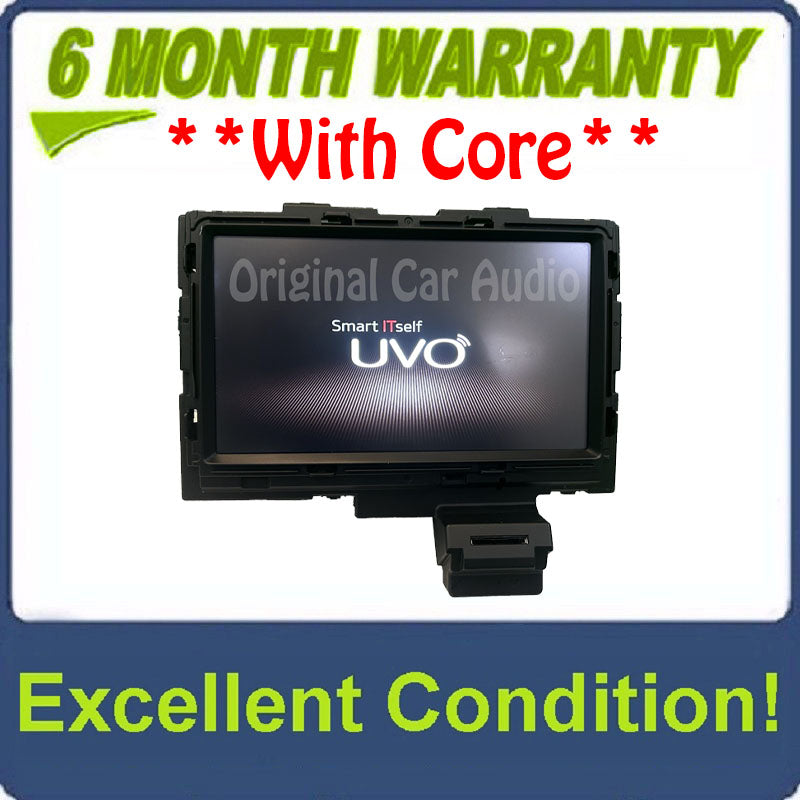 2018 - 2019 Kia Sportage OEM AM FM UVO Radio Display Receiver Navigation Satellite