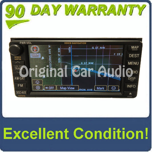 E7030 TOYOTA Sequoia Tundra Navigation GPS System Radio