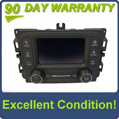 2019 - 2020 Dodge Ram 2500/3500 AM FM XM Uconnect 5" Touch Screen Display and receiver