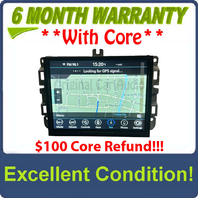 2021 -2022 Jeep Renegade OEM AM FM Radio Media Display Screen Receiver