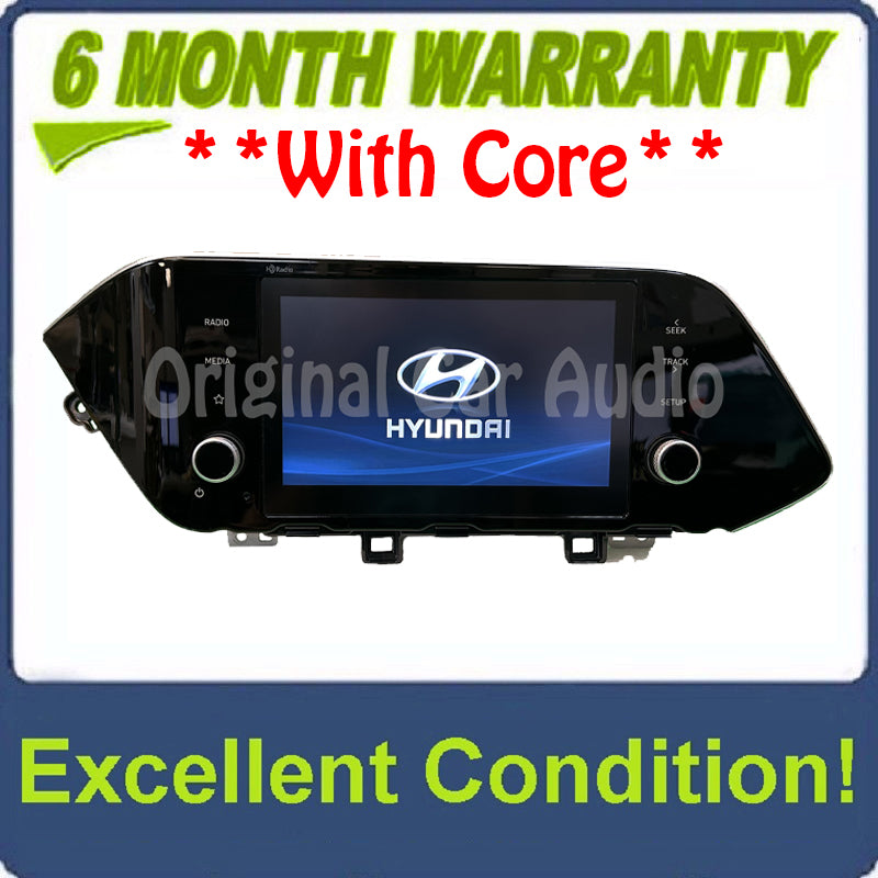 2020-2023 HYUNDAI SONATA OEM Media 8" AM FM Display Radio Receiver Apple Carplay & Android Auto