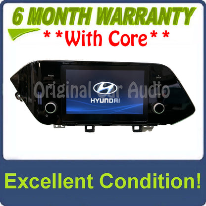 2020-2023 HYUNDAI SONATA OEM Media 8" AM FM Display Radio Receiver Apple Carplay & Android Auto