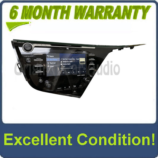 2018 - 2021 Toyota Camry JBL Premium Sound Touch Screen Multi Media Car Play CD Radio Receiver