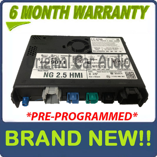 NEW PRE-PROGRAMMED 2016 - 2020 Buick Chevrolet GMC Cadillac OEM Navigation Human Interface Module NG 2.5 HMI