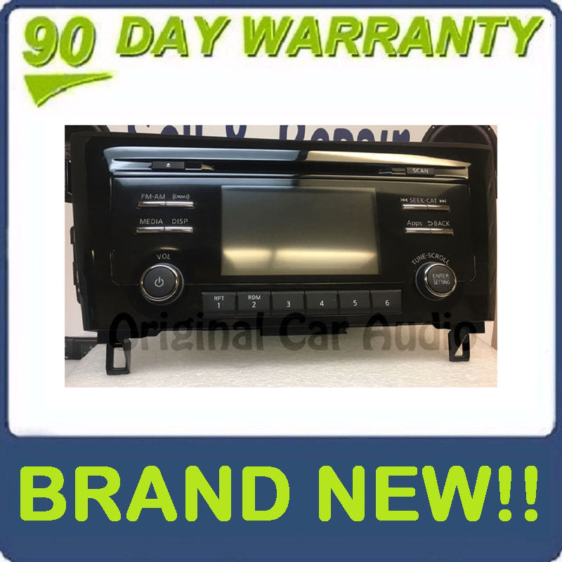 Brand New 2014-2016 Nissan Rogue AM FM Sat Bluetooth USB 5" Display Rear Camera Radio