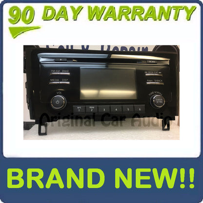 Brand New 2014-2016 Nissan Rogue AM FM Sat Bluetooth USB 5" Display Rear Camera Radio