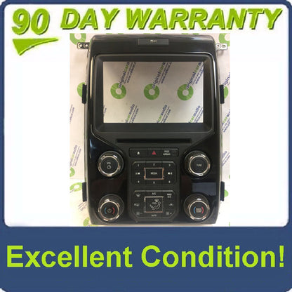 2012 - 2014 Ford F150 OEM 8" Touch Screen Display Bezel and Radio Control Pannel ONLY Black