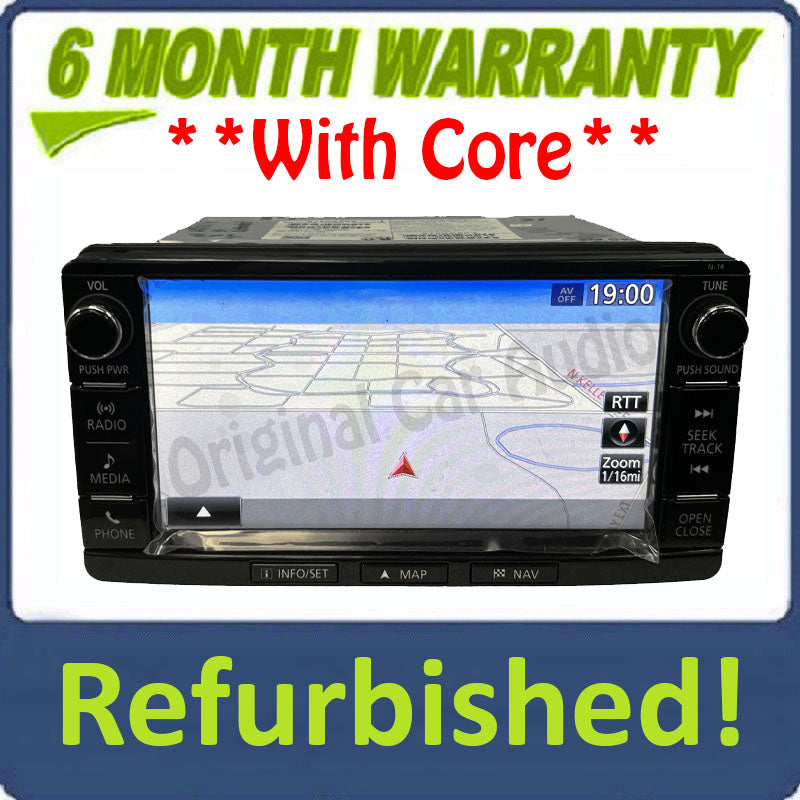 Refurbished 2016 - 2018 Mitsubishi Outlander OEM Radio Receiver Touch Screen Navigation Display Unit