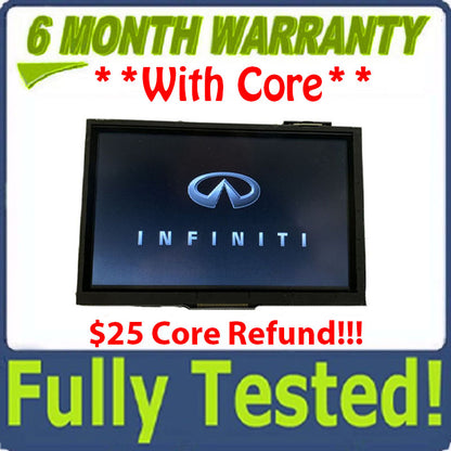 BLEMISHED INFINITI Q50 Q60 RADIO INFORMATION NAVIGATION DISPLAY SCREEN OEM