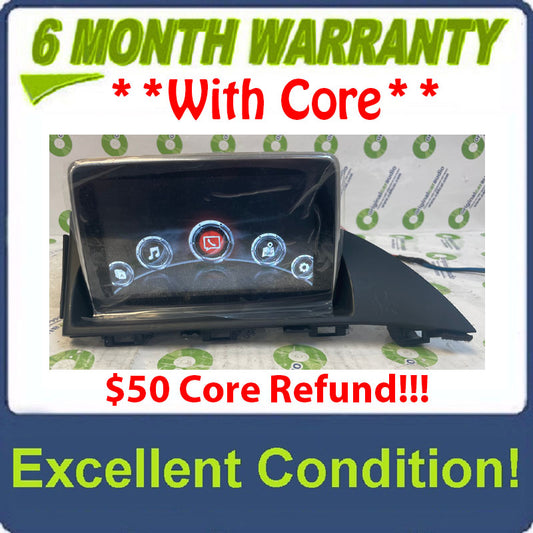 2017 - 2020 Fiat 124 Spider Navigation Display Screen w/ Bezel