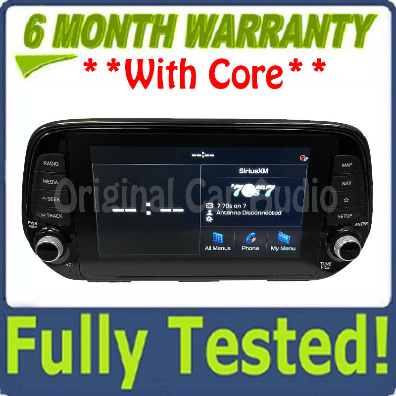 2019 - 2020 HYUNDAI SANTA FE OEM NAVIGATION RADIO DISPLAY AND RECEIVER NO CHROME