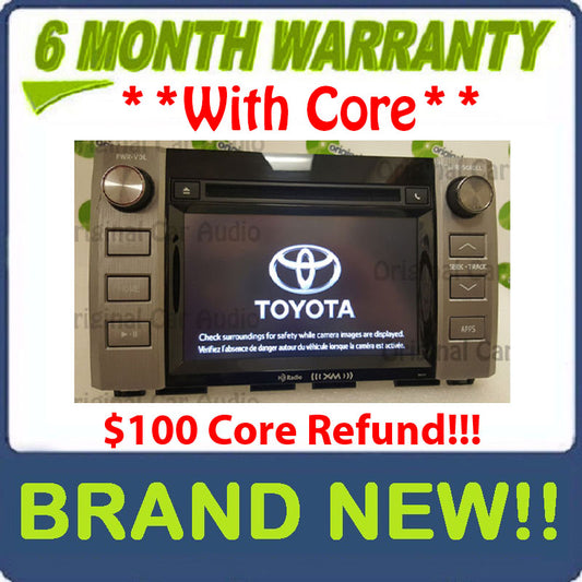 Brand New 2015 - 2019 Toyota Tundra OEM HD Radio Receiver Touch Screen CD Player 510117