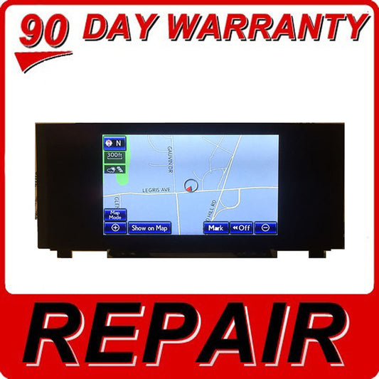 Repair Your 2014 - 2016 Lexus RC350 IS350 IS250 IS200T Navigation Radio Display Screen Repair Service