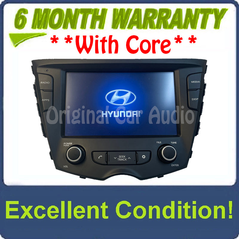 16-17 Hyundai Veloster OEM Premium Sound AM FM Radio Receiver Display