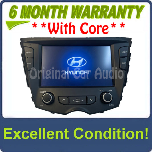 16-17 Hyundai Veloster OEM Premium Sound AM FM Radio Receiver Display