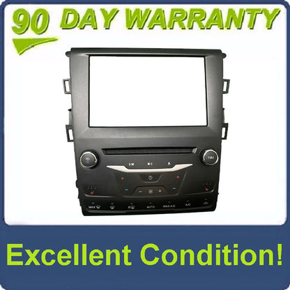 2013 - 2016 Ford Fusion OEM 8" Touch Screen Radio Dual Zone Heated Seats Climate Control Panel Bezel ONLY