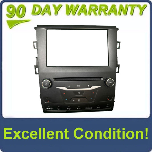 2013 - 2016 Ford Fusion OEM 8" Touch Screen Radio Dual Zone Heated Seats Climate Control Panel Bezel ONLY