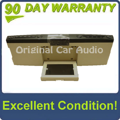 2007 - 2010 Mercury Mountaineer OEM Overhead RSE Rear Seat DVD Player Display Assembly BLACK/TAN