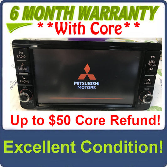 2020 - 2024 Mitsubishi Eclipse Cross Mirage G4 Outlander Sport OEM AM FM Radio Touch Screen Receiver