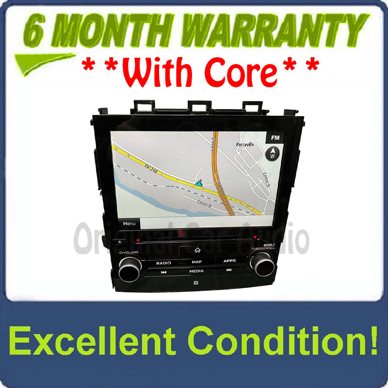 2020 - 2022 SUBARU ASCENT OEM NAVIGATION RADIO RECEIVER APPLE CARPLAY ANDROID AUTO DISPLAY SCREEN GPS - ANALOG