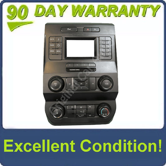 2019 - 2020 Ford F150 OEM Radio Climate Control Panel 4" Bezel