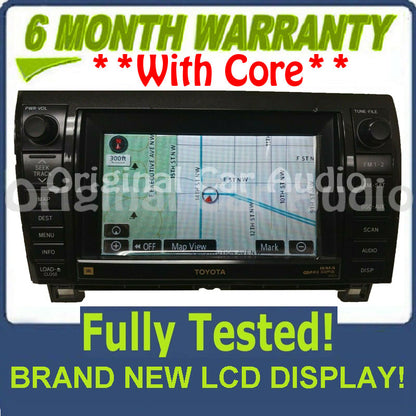 Refurbished 2007 -2009 Toyota Sequoia Tundra OEM JBL Navigation Radio CD Player E7013 Blemished