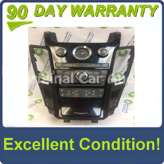 2013 - 2015 Cadillac CTS OEM Dual Climate Control Bezel with Heated Cooled Seats Control Panel
