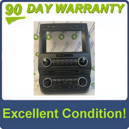 2018 - 2019 Ford Expedition OEM 8' Touch Screen Display Dual Climate Heater AC Radio Control Panel Bezel
