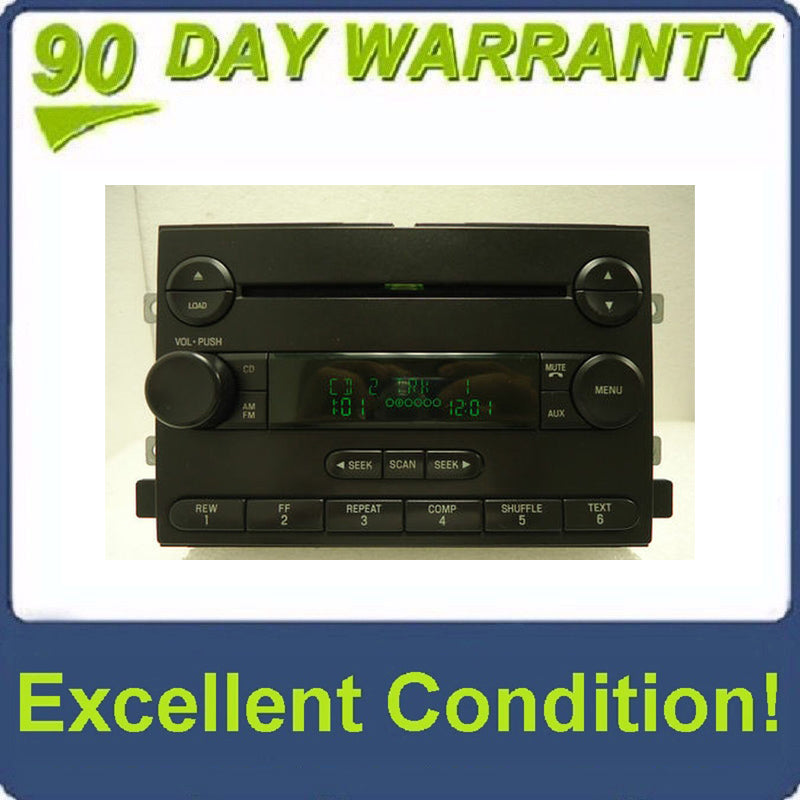 2004 2005 2006 Ford F150 Fusion Mustang Freestyle Radio 6 Disc CD Player Subwoofer