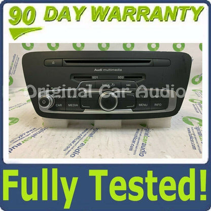 Blemished 2014 - 2016 Audi Q3 Quattro OEM Factory Navigation Multimedia AM FM Radio SD Sim Card CD Player