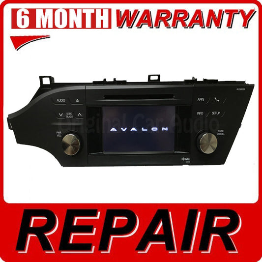 REPAIR 2013 - 2016 Toyota Avalon OEM Navigation Radio Touch Screen Repair ONLY