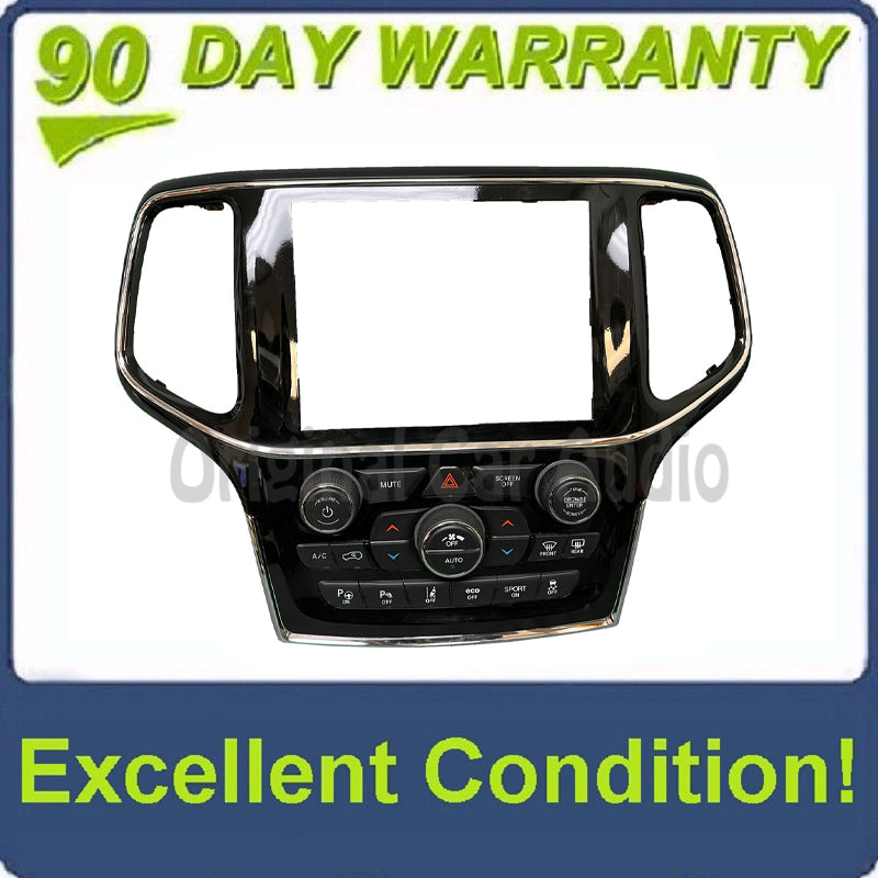 2019 - 2022 Jeep GRAND CHEROKEE 8.4" Nav Uconnect Screen Climate Control Panel