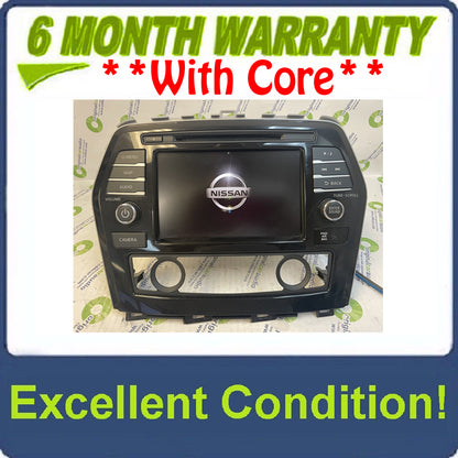 2019 - 2020 Nissan Maxima OEM BOSE Touch Screen GPS Navigation HD Radio Bluetooth Media Receiver