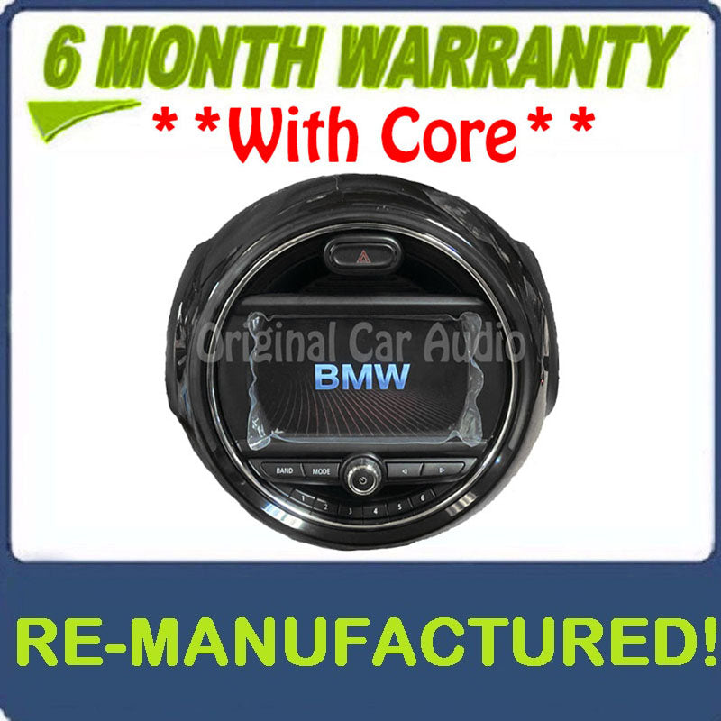 Reman 2014 - 2019 MINI OEM Media Central Info Display Screen Radio Control Panel