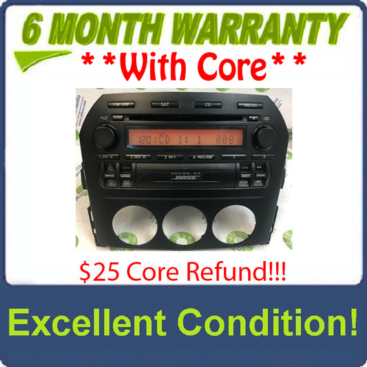 2006 - 2008 Miata MX-5 MX5 OEM Bose Premium Sound 6 CD AM FM Radio Receiver
