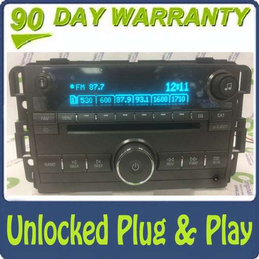 Unlocked 2011 Buick Lucerne OEM AM FM Radio CD Player Receiver UUI