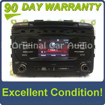 2015 - 2018 Kia Sorrento OEM UVO AM FM Radio Sat Bluetooth CD Player Receiver