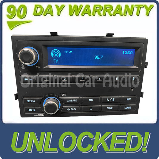 UNLOCKED 2012 Chevrolet Chevy Sonic OEM AM FM Aux Multi Media Radio Receiver UM7 U2K