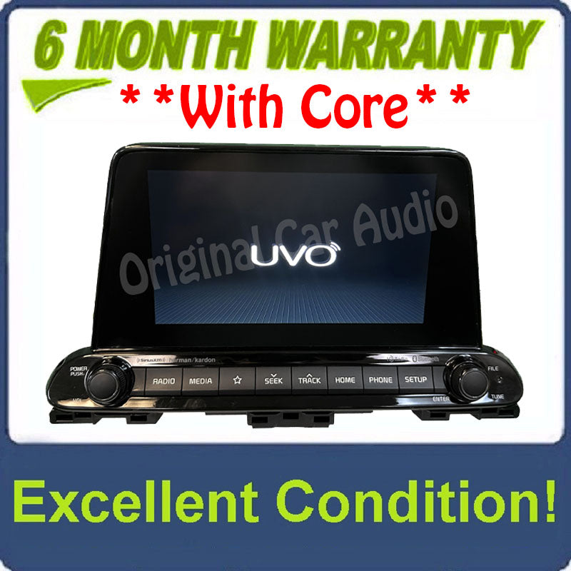 2019 - 2021 Kia Forte OEM AM FM XM HD Harman Kardon Non-Nav Multi Media Radio Receiver