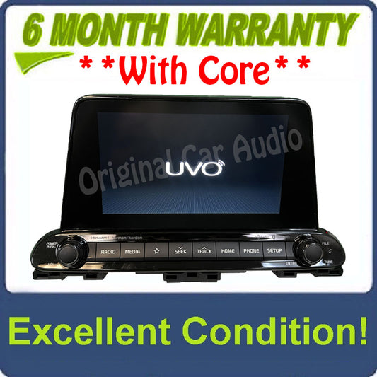 2019 - 2021 Kia Forte OEM AM FM XM HD Harman Kardon Non-Nav Multi Media Radio Receiver